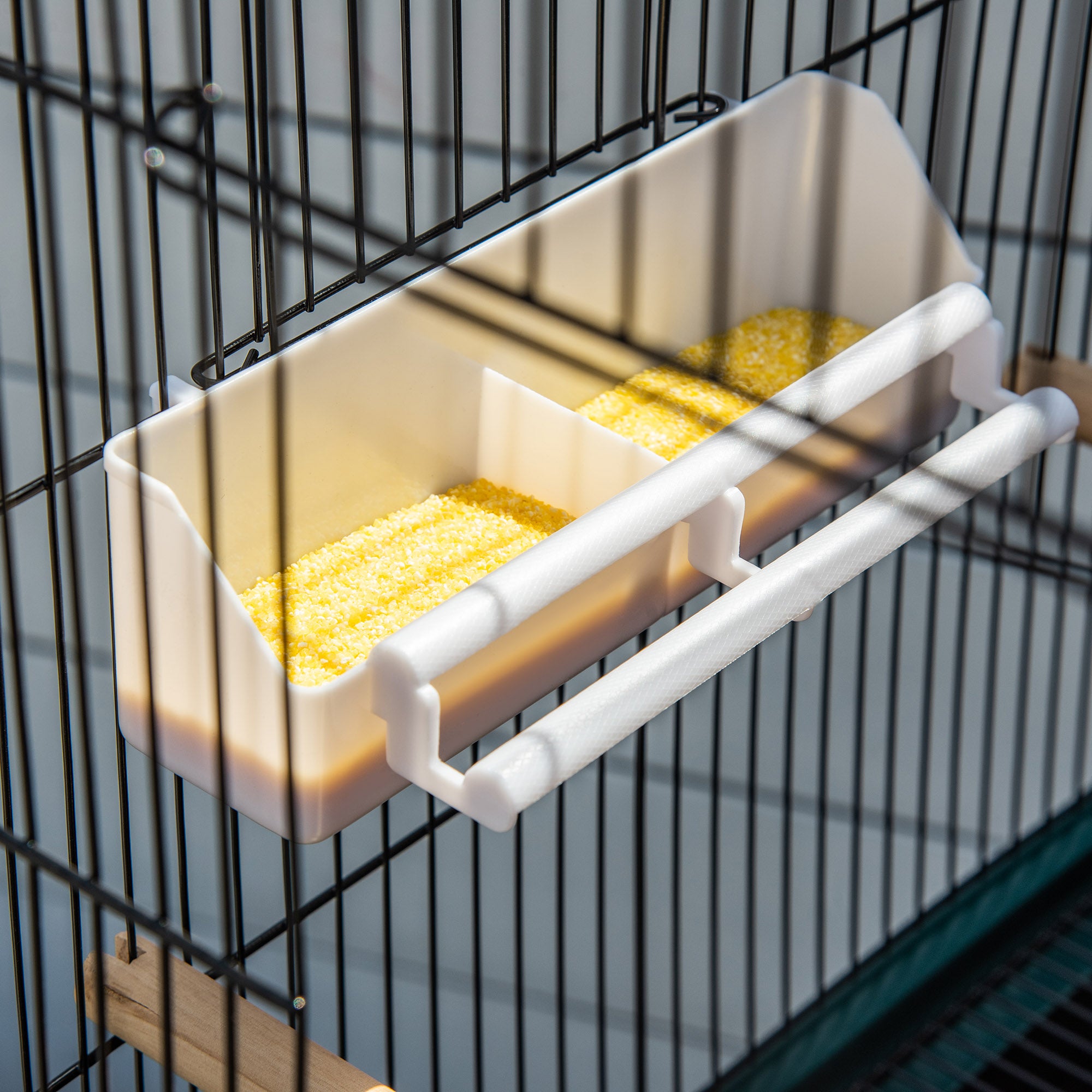 Large Bird Cage with 1.7 ft. Width for Wingspan, Bird Aviary Indoor with Multi-Door Design, Fit for a Canary, Finch, Conure, 55", Green