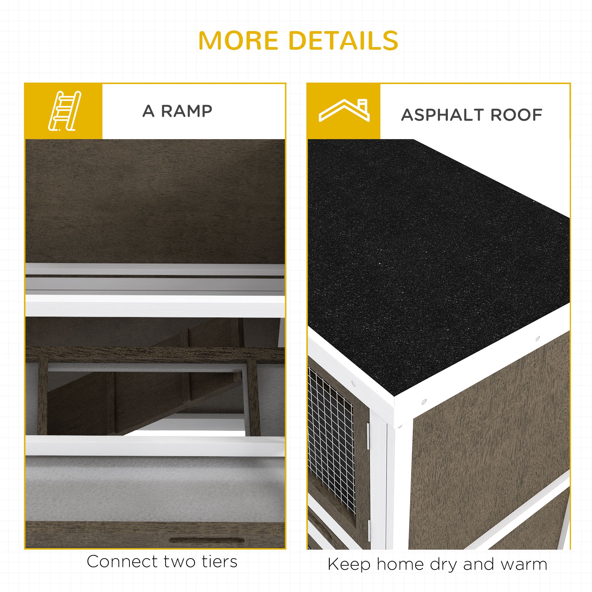 Bunny Hutch with Ramp