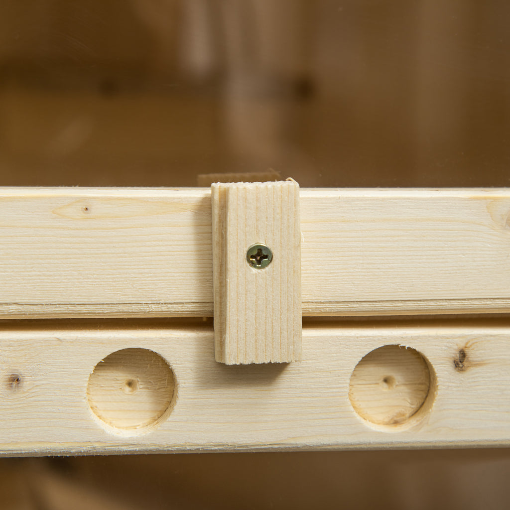 5-Tier Wooden Hamster Cage Mice Habitat Rat Habitat with Openable Top, Front Door and Storage Shelf