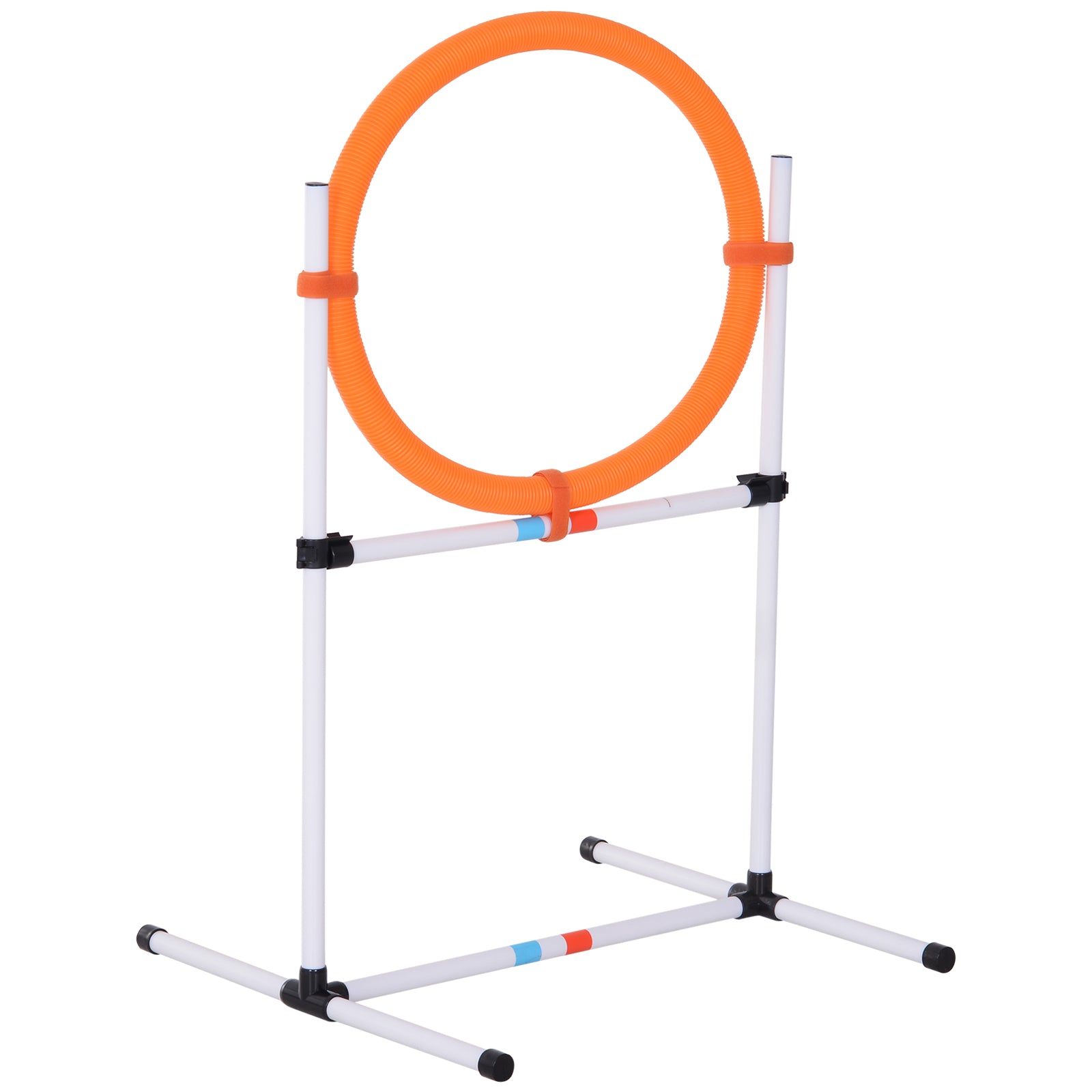 Portable Pet Agility Pet Training Set Dog Obstacle Exercise Adjustable Jump Ring High Jumper w/ Carry Bag