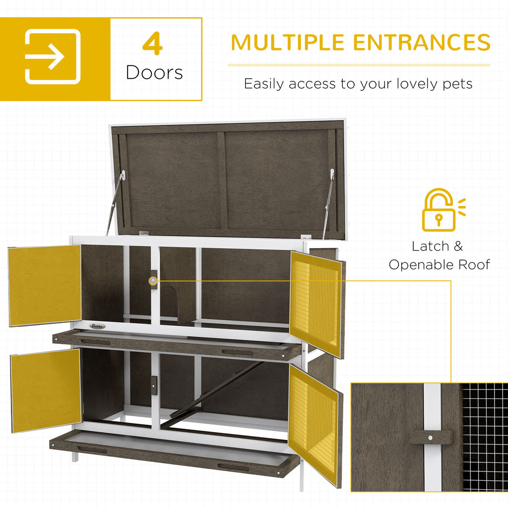 Bunny Hutch with Ramp