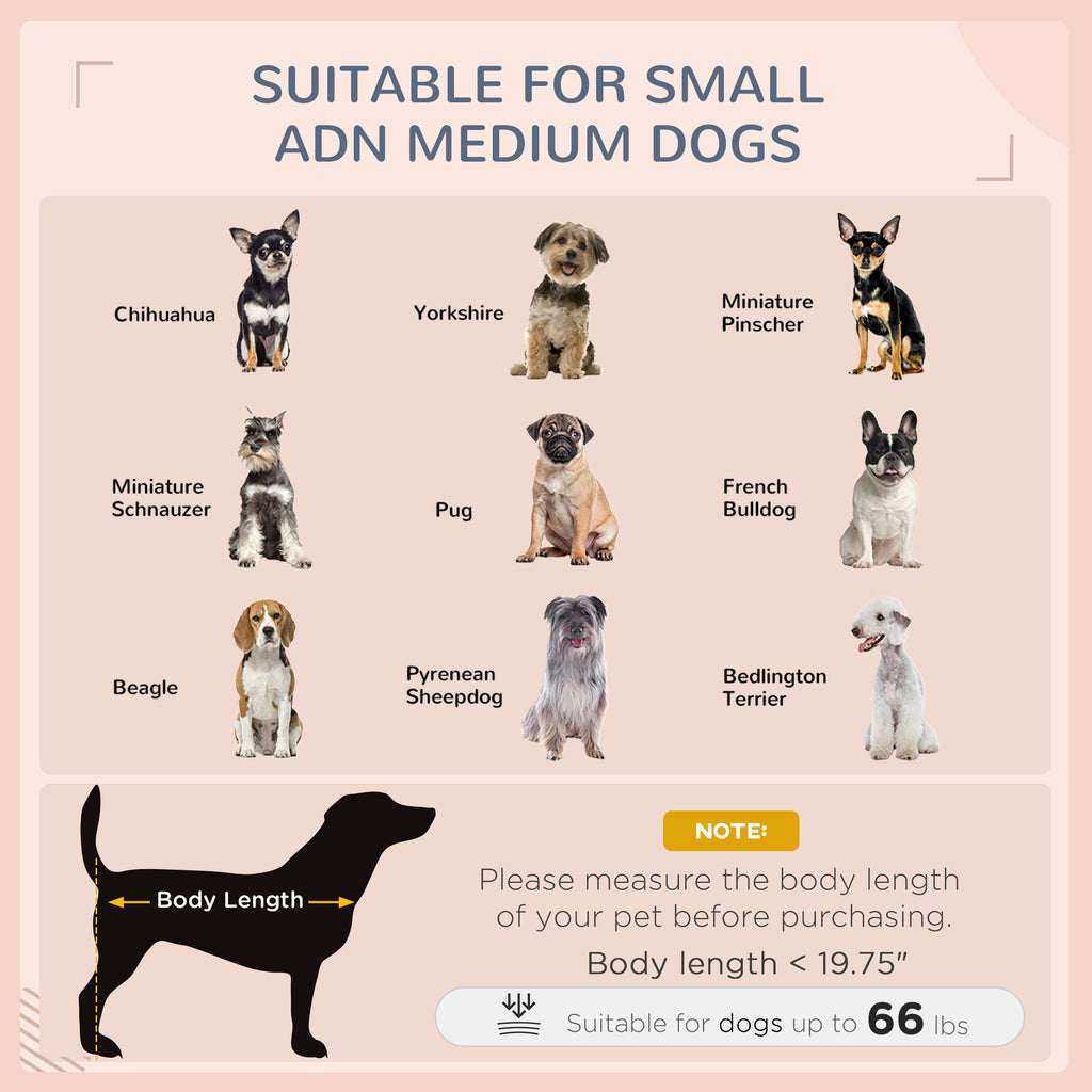 Outdoor Dog Shelter with Wheels, Portable Wicker Animal Shelter for Small and Medium Sized Dogs, Dark Brown