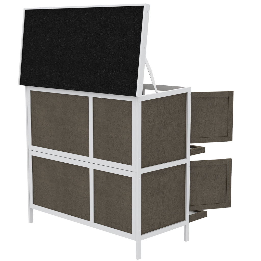 Bunny Hutch with Ramp