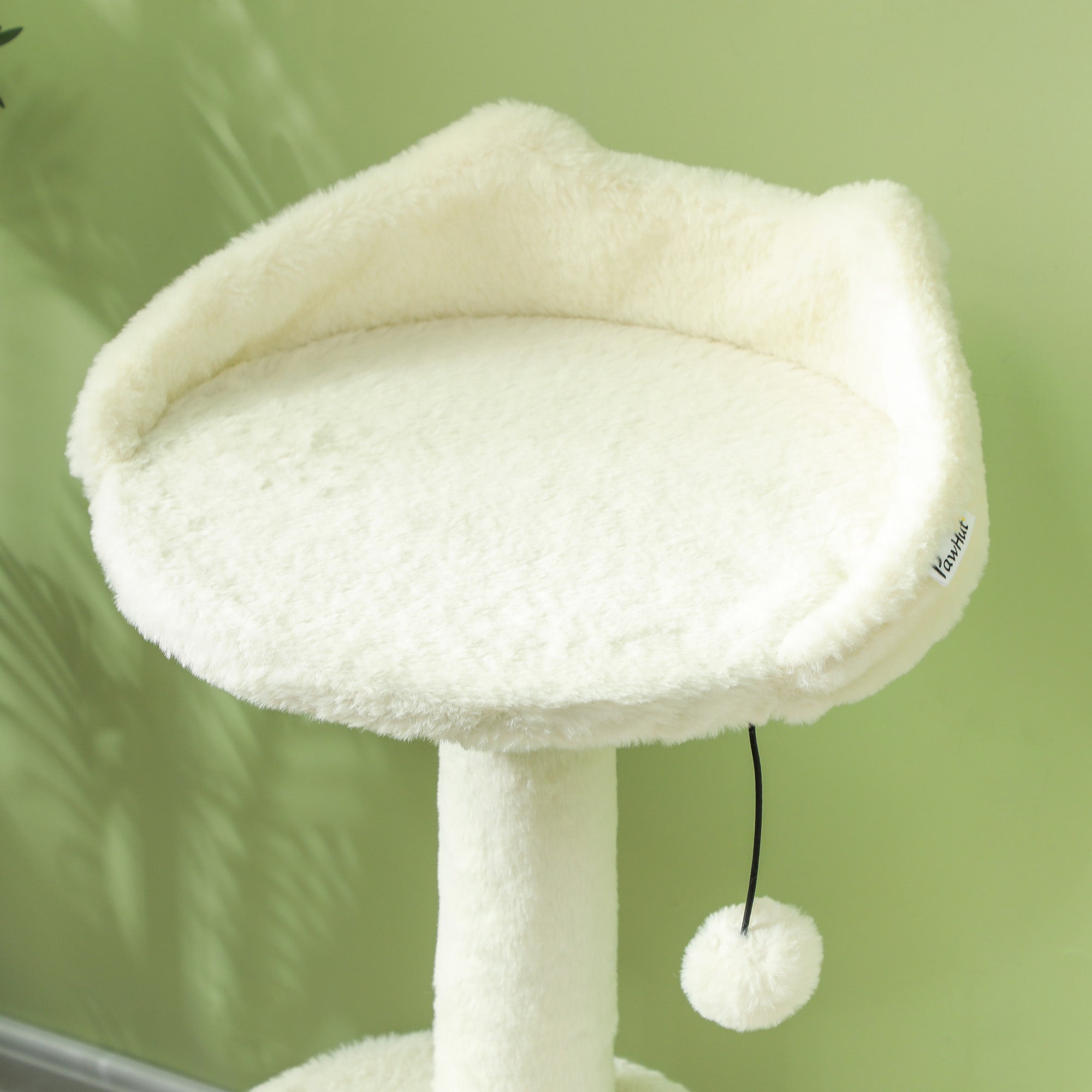 31" Cat Tree Tower with Scratching Posts, Condo & Toy Ball for Indoor Cats