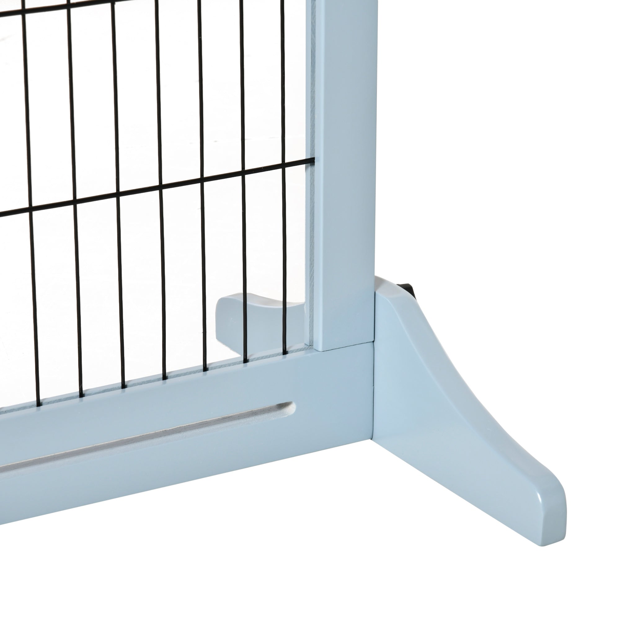 71" Extra Wide Freestanding Pet Gate for Dogs & Cats, Doorway Hallway Barrier