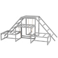Chicken Roost Toys for Chickens Hens, Coop Accessories with Wood Stand, Ladder Platforms, for 10-15 Chickens